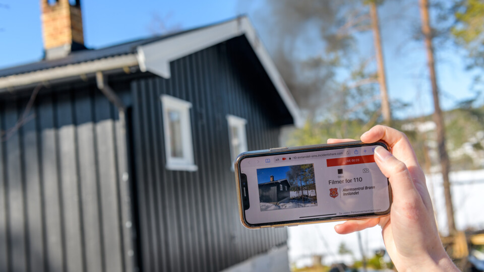 Mobiltelefon linket opp mot Incident Share