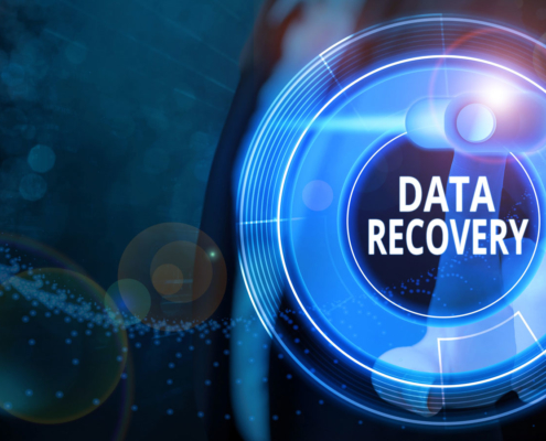 Illustrasjon av Data recovery.